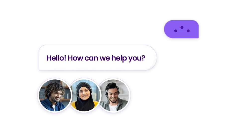 Local UAE-Based Support card showing fast help from mazeed experts based in the UAE