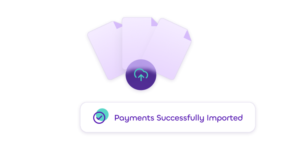 Payment Imports card showing bank payment records imported into mazeed