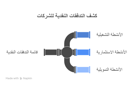 كشف مصادر التدفقات النقدية للشركات